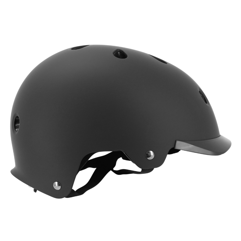 Casque vélo adulte Auvray Urban noir avec éclairage intégré taille 54-58 - vue 8