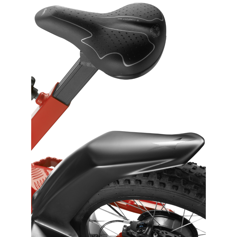Draisienne électrique RMS E-Drais Max rouge RAL 3020 moteur 350 W homologuée NF EN 14764 - vue 5