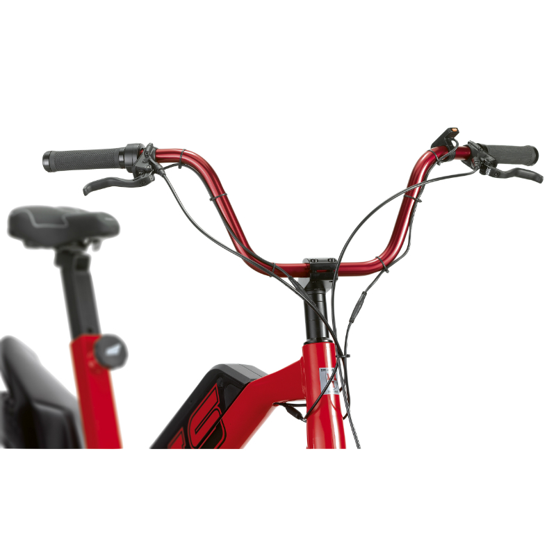 Draisienne électrique RMS E-Drais Max rouge RAL 3020 moteur 350 W homologuée NF EN 14764 - vue 6
