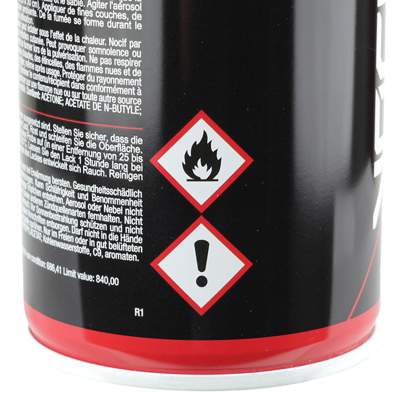 Bombe de peinture VOCA RACING haute température 800 vernis transparent aérosol 400 ml - vue 2