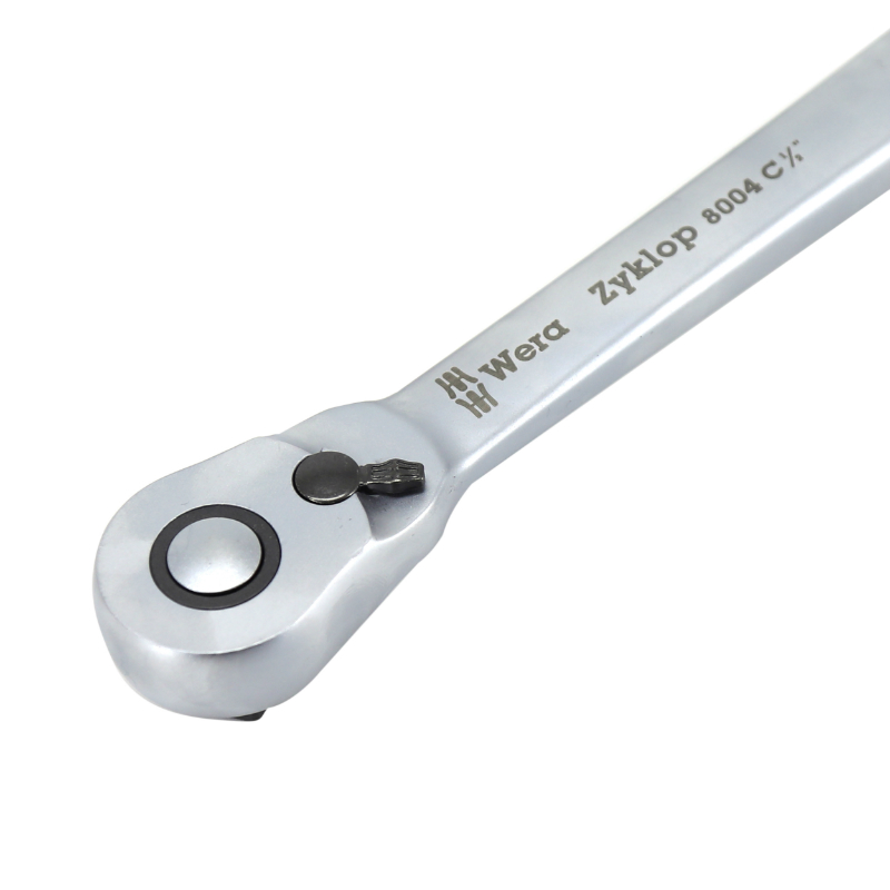 Cliquet Wera 8100 Zyklop Metal 1/2 métrique avec douilles et embouts chrome-molybdène - Set 28 pièces - vue 2