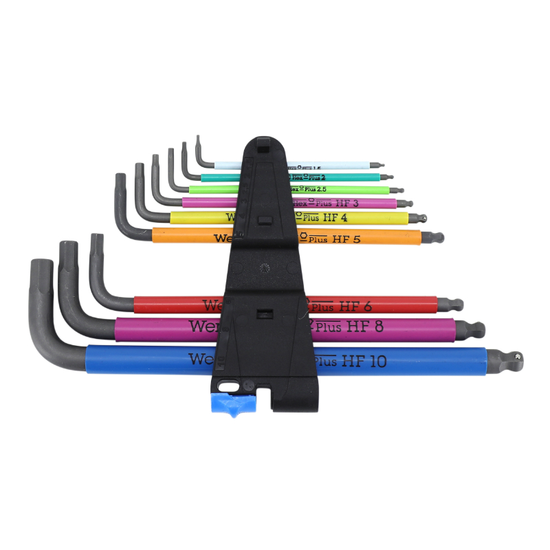 Jeu de 9 clés mâles coudées 6 pans Allen Wera 950 HF Hex Plus Blacklaser métrique - vue 2