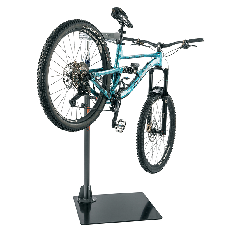 Pied d'atelier de reparation velo professionnel Officine Parolin opus work supporte 50KGS - avec plaque metal - gist - vue 2