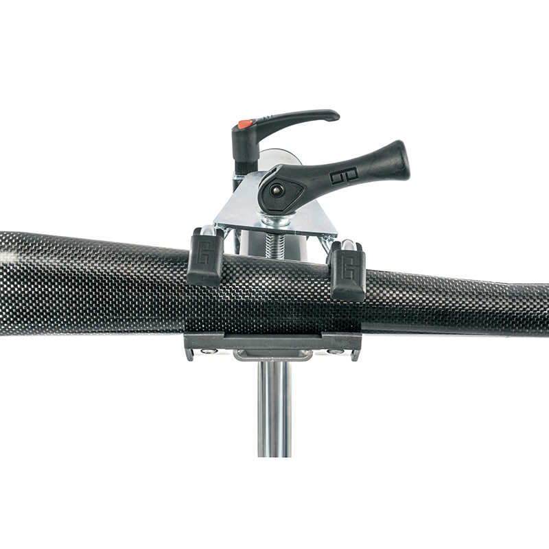 Pied d'atelier de reparation velo professionnel Officine Parolin opus work supporte 50KGS - avec plaque metal - gist - vue 3