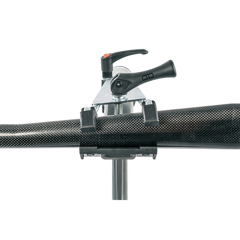 Pied d'atelier de reparation velo professionnel Officine Parolin opus work supporte 50KGS - avec plaque metal - gist - vue 4