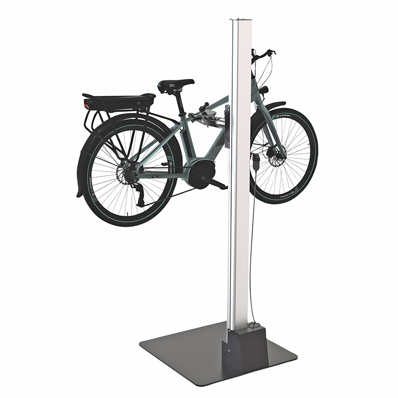 Pied d'atelier de reparation velo professionnel Officine Parolin opus power electrique (avec telecommande) supporte 40KGS -gist - vue 2