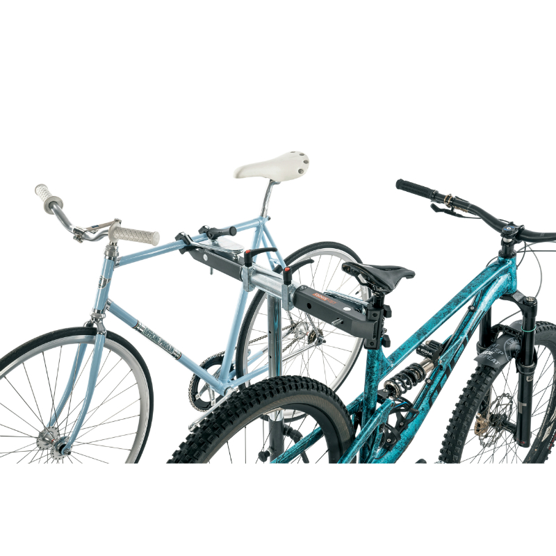 Pied d'atelier de reparation velo professionnel Officine Parolin opus double supporte 50KGS sur chaque bras - sans plaque metal au sol -gist - vue 2