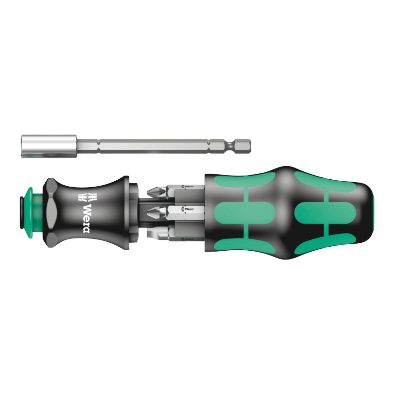Tournevis porte-embout Wera Kraftform Kompakt 28 SB noir-vert - vue 2