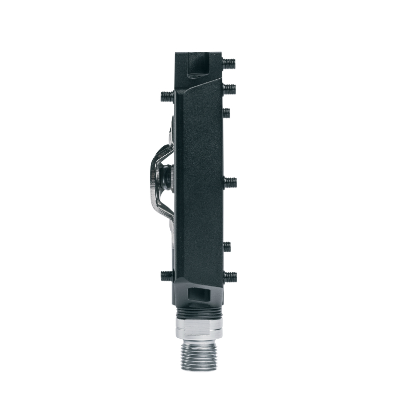 Pédales VTT plate Switch automatique ou standard alu CNC noir 90 x 90 mm compatible Shimano SPD (paire) - vue 4