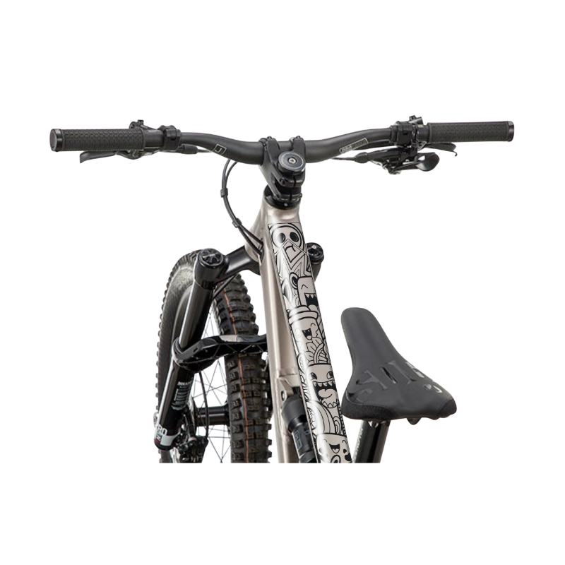 Autocollant de protection cadre vélo Sélection P2R modèle Comics noir (3M) - vue 2