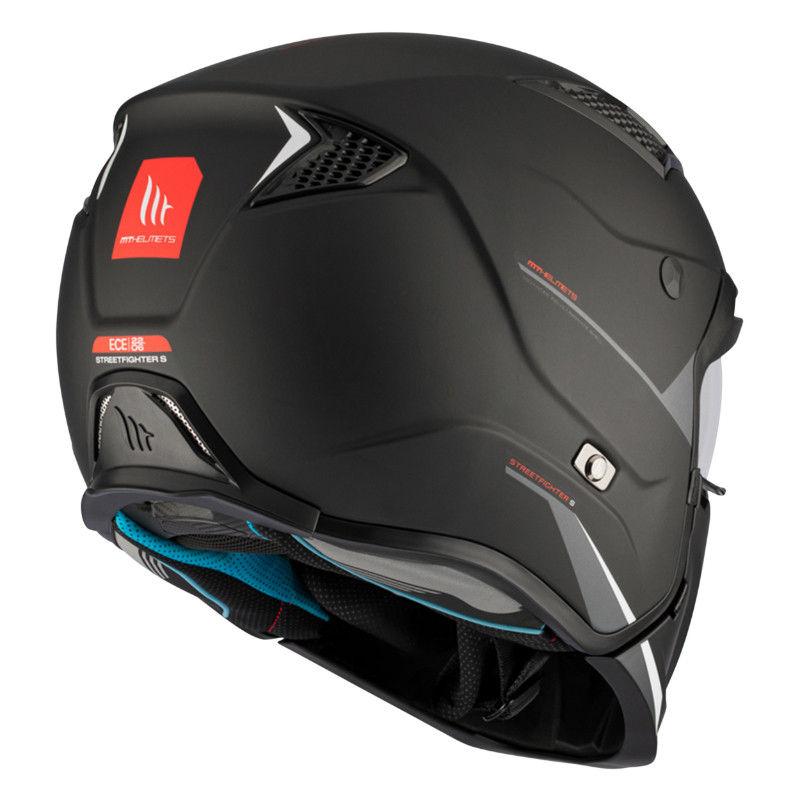 Casque MT Helmets Streetfighter SV noir mat M écran transformable mentonnière amovible - vue 6