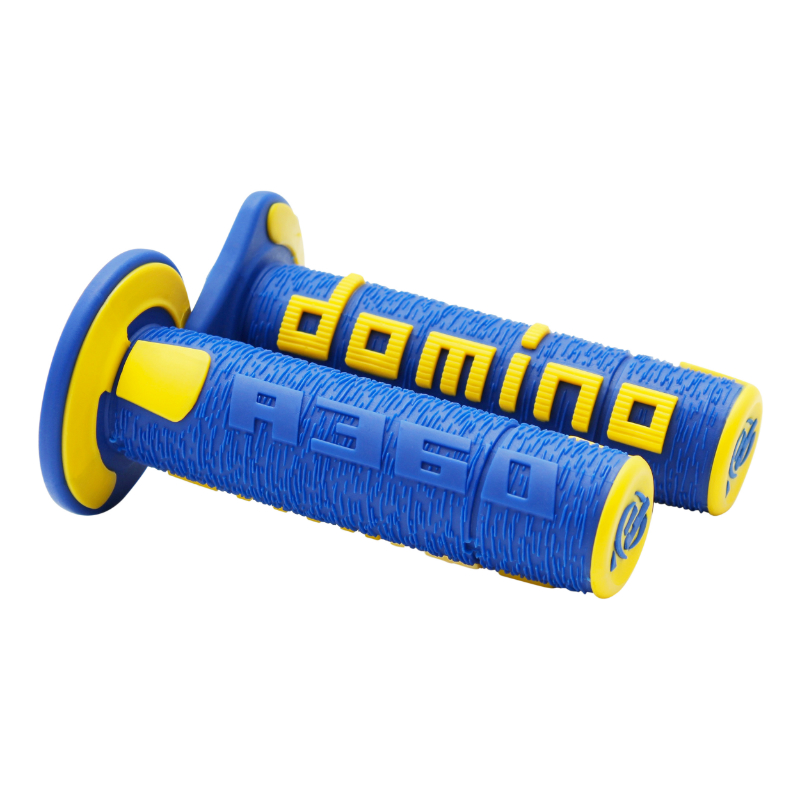 Revêtement de poignée Domino A360 bleu-jaune fermé 120-123 mm (paire) - vue 2