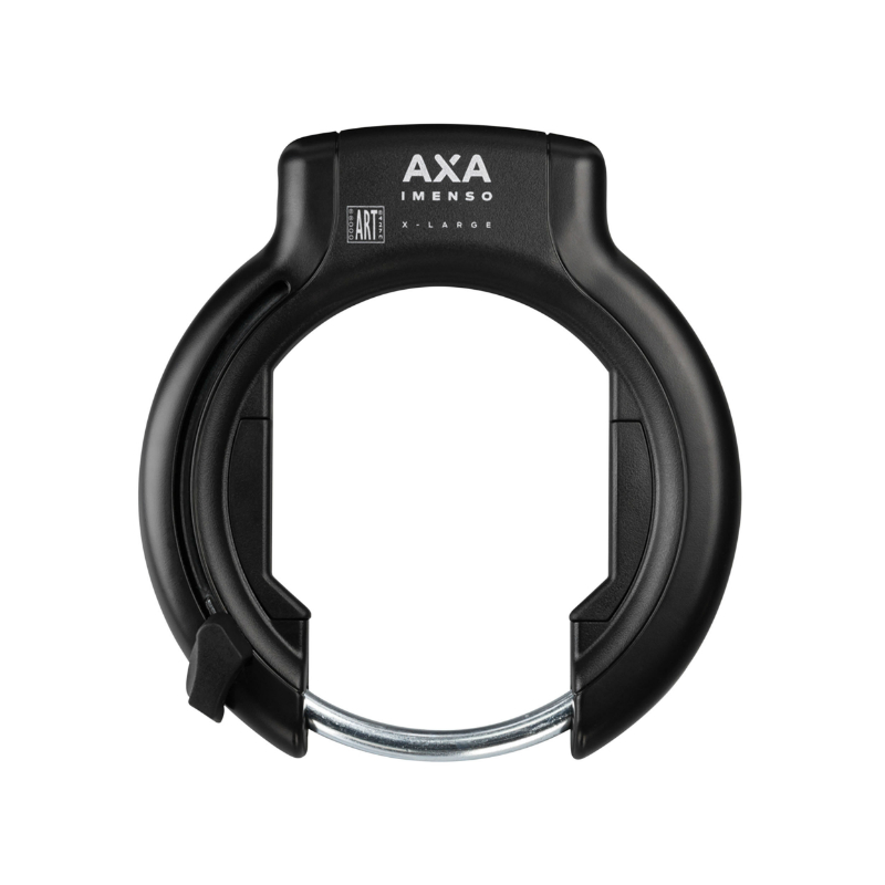 Antivol vélo fer à cheval AXA Imenso grande ouverture 92 mm noir - Compatible Plug ULC - Sécurité niveau 12-15 - Clé prisonnière - vue 2