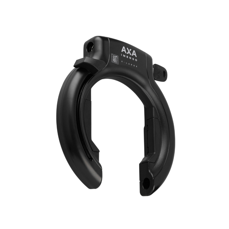 Antivol vélo fer à cheval AXA Imenso grande ouverture 92 mm noir - Compatible Plug ULC - Sécurité niveau 12-15 - Clé prisonnière - vue 3