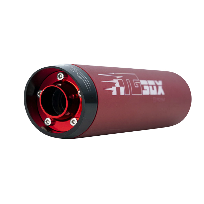 Silencieux Tecnigas E-Box 2 Fantic 50 Enduro XE Motard XM 2021+ Euro 5 rouge passage bas - vue 2