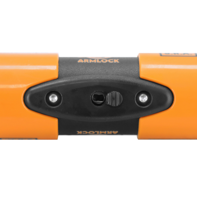 Antivol U bloque-disque Armlock CK5 noir-orange mini 52x65mm diamètre 16mm avec cordon de rappel - vue 5