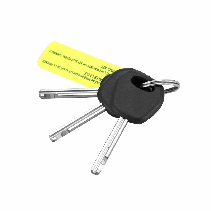 Antivol U bloque-disque Armlock CK5 noir-orange mini 52x65mm diamètre 16mm avec cordon de rappel - vue 7