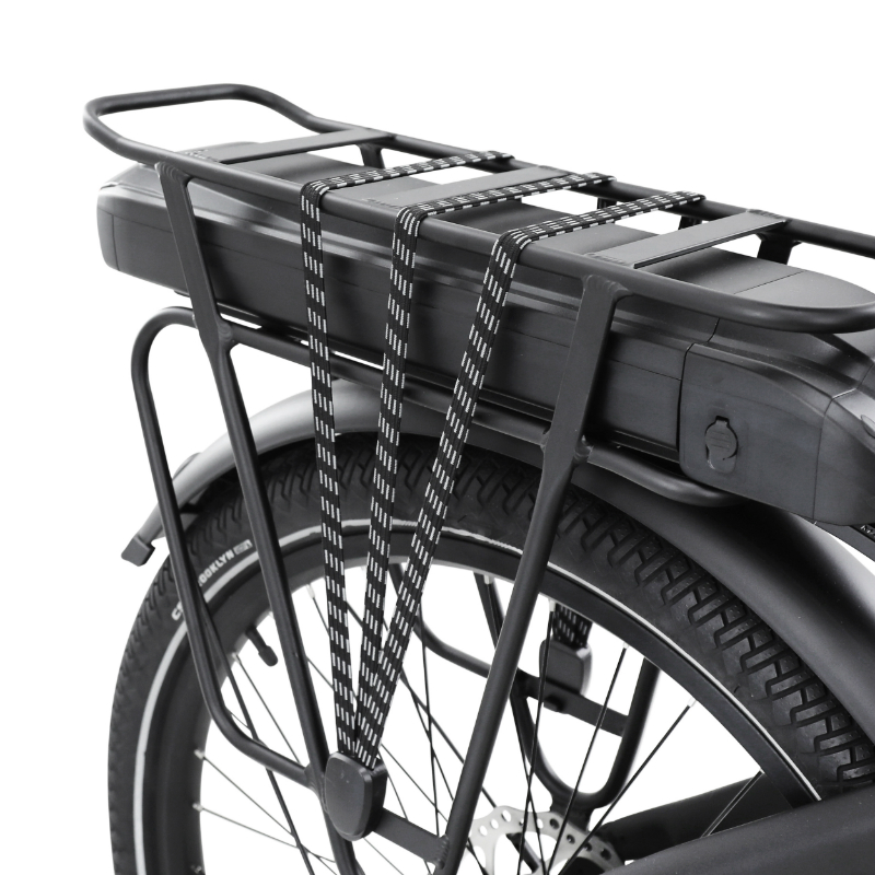 Vélo électrique cargo Leader Fox Family One 20-26 pouces mixte noir mat moteur central Bafang M420 36V 80Nm batterie 20Ah - vue 7
