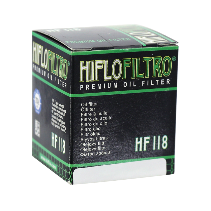 Filtre à huile Hiflofiltro HF118 Honda 125 ATC 1986-1987, TRX 1987-1988 (38X47mm) - vue 4