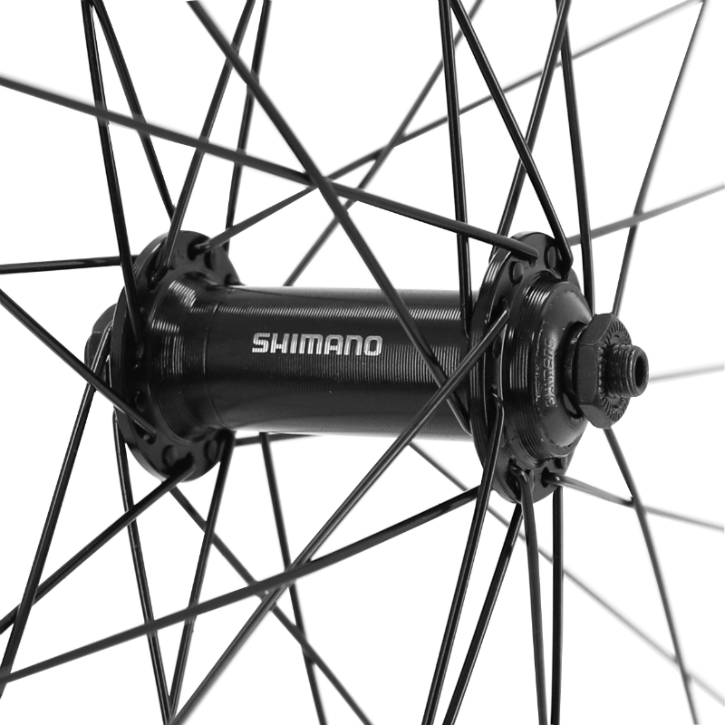 Roue VTC avant 700 x 35 - 28" M260 Velox noir renforcée moyeu Shimano QC300 jante 19C 32 rayons - Poids max 130 kg - vue 3