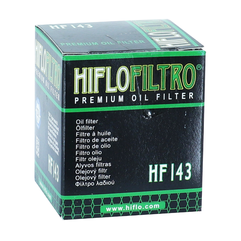 Filtre a huile maxiscooter adaptable yamaha 125 cygnus 1996+2003, majesty, SR - MBK 125 flame 1996+2003, skyliner (38X48MM) -Hiflofiltro HF143 - vue 3