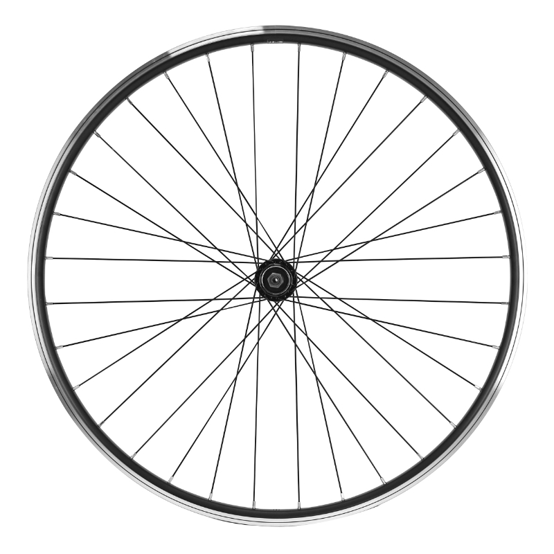 Roue VTC 700 x 35 - 28" VELOX ER10 arrière moyeu roue libre jante 19C 32 rayons noir - vue 2