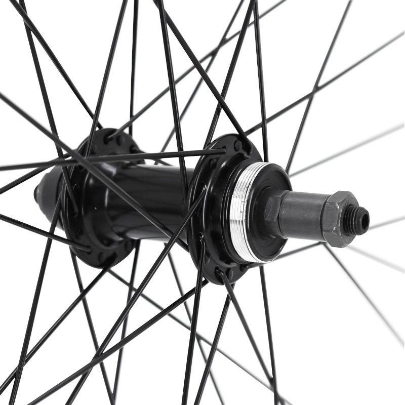 Roue VTC 700 x 35 - 28" VELOX ER10 arrière moyeu roue libre jante 19C 32 rayons noir - vue 3