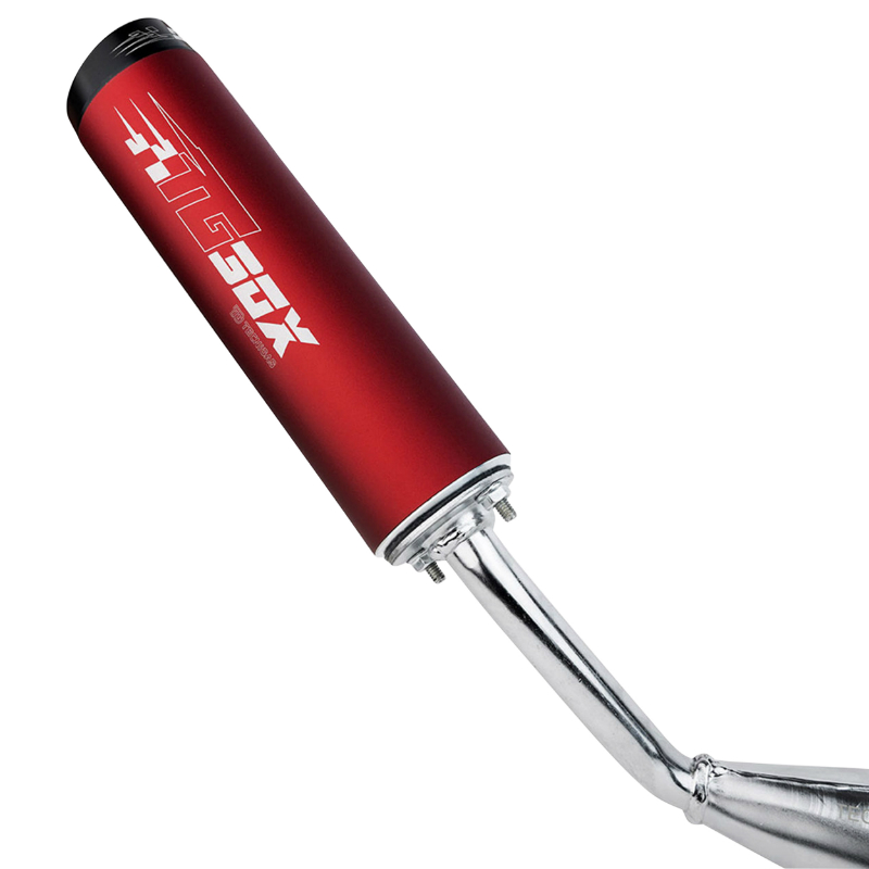 Silencieux Tecnigas XS 2 chrome pour Derbi 50 Senda 2000+ passage bas - vue 2