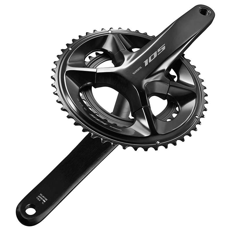 Pédalier route Shimano 105 R7100 12V noir 175 mm 52-36 - vue 2