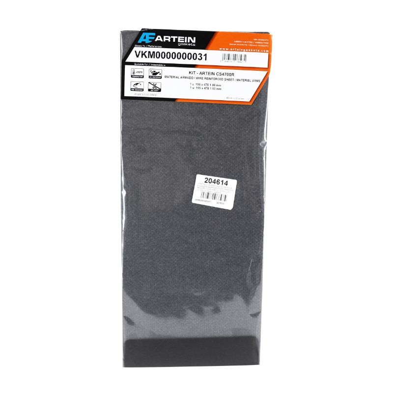 Joint feuille renforcé acier Artein CS-4700 195X475 mm 2 feuilles épaisseur 1x1,00 + 1x1,50 mm - vue 3