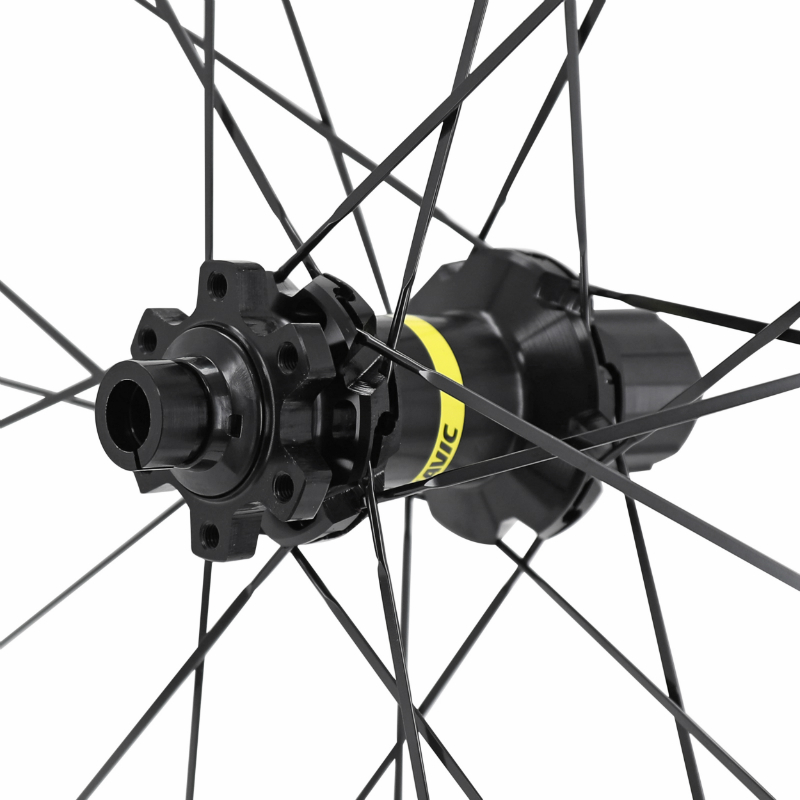 Roue VTT disque 29" Mavic Crossmax tubeless ready arrière 11-10V axe traversant 12-142 cassette Shimano disque 6 trous jante 622-25 - vue 3