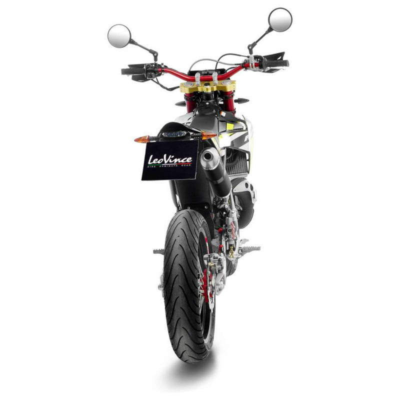 Silencieux Leovince X-Fight inox noir Fantic 50 XE XM Competition Euro 5 (ref 17006B) - vue 4