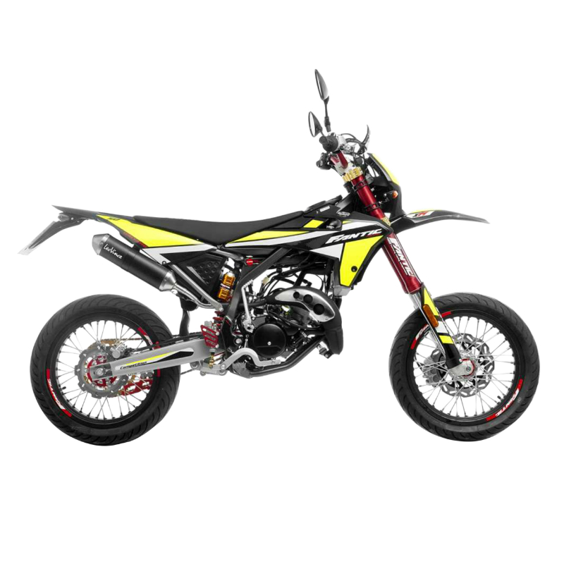 Silencieux Leovince X-Fight carbone 50cc Fantic XE XM Competition Euro 5 (ref 17007) - vue 2