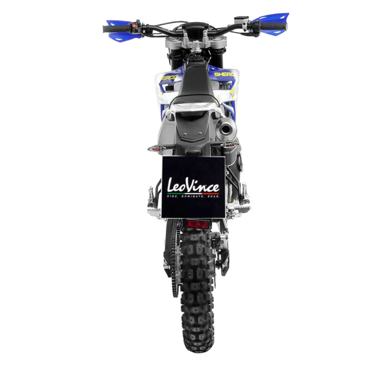 Silencieux Leovince X-Fight carbone 50 Sherco SE-RS, SM-RS, SM-R, SE-R sans collecteur (ref 17011) - vue 4