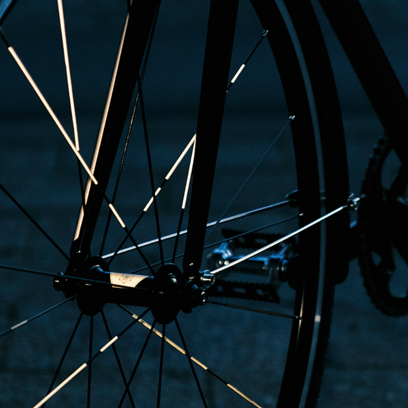 Autocollants réfléchissants pour rayons de vélo blanc - Set de 30 - Reflective Berlin - vue 4