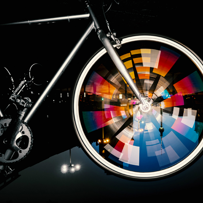 Autocollants réfléchissants pour rayon de vélo arc-en-ciel Reflective Berlin (set de 30) - vue 4