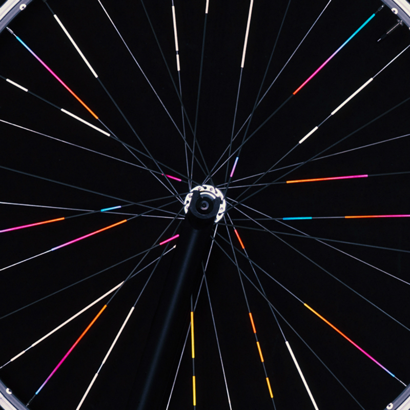 Autocollants réfléchissants pour rayon de vélo arc-en-ciel Reflective Berlin (set de 30) - vue 5