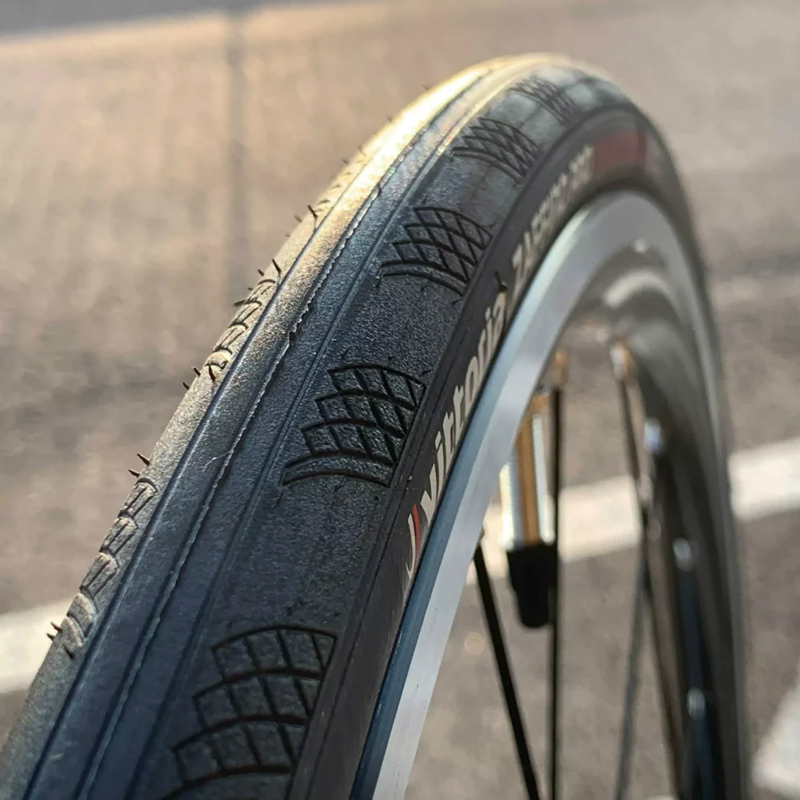 Pneu route 700 x 28 Vittoria zaffiro pro gen 5 noir-beige graphene 2.0 TS (28-622) - vue 3
