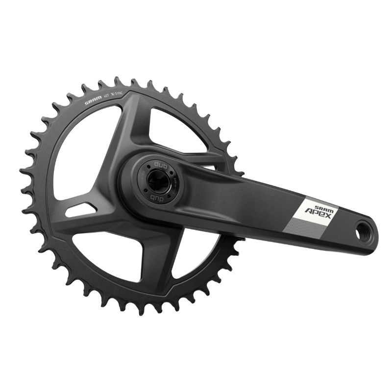 Pedalier route - gravel Sram 12V. apex XPLR D1 axe integre dub wide DM 172,5MM 40DTS - vue 2