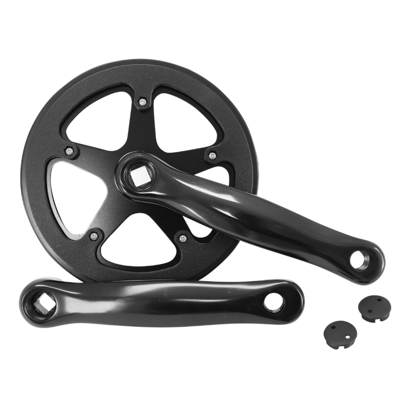 Pédalier P2R City-VTT manivelles aluminium noir 170 mm plateau 42 dents chaîne 2,38 boîtier 117 mm - vue 2