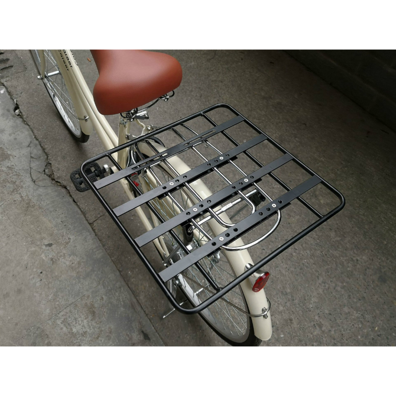 Platine pour porte-bagages vélo avant-arrière aluminium noir 40 x 40 cm NEWTON - vue 6