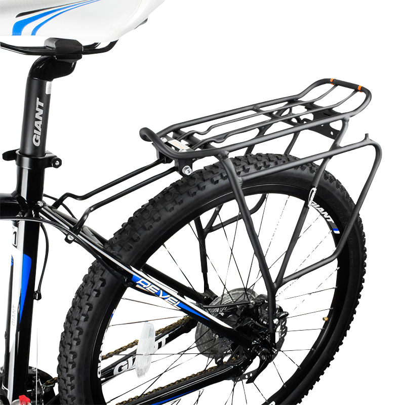 Porte-bagage vélo arrière Ibera Touring Plus aluminium noir réglable 26" à 29" frein disque Pakrak Sidepak 25 kg - vue 2