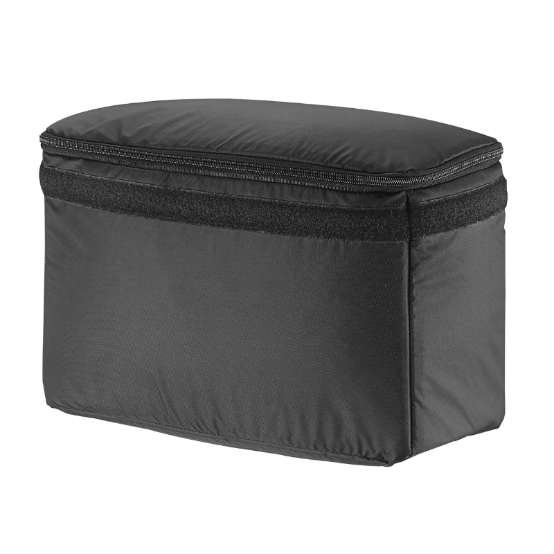 Panier-sac avec poignees Ibera shopping noir 16L fixation arriere systeme pakrak (36X16X30CM) - vue 5