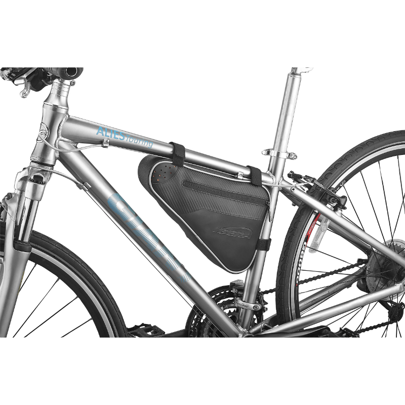 Sacoche de cadre vélo triangle Ibera résistant à l'eau noir (31X21X6CM) - vue 2