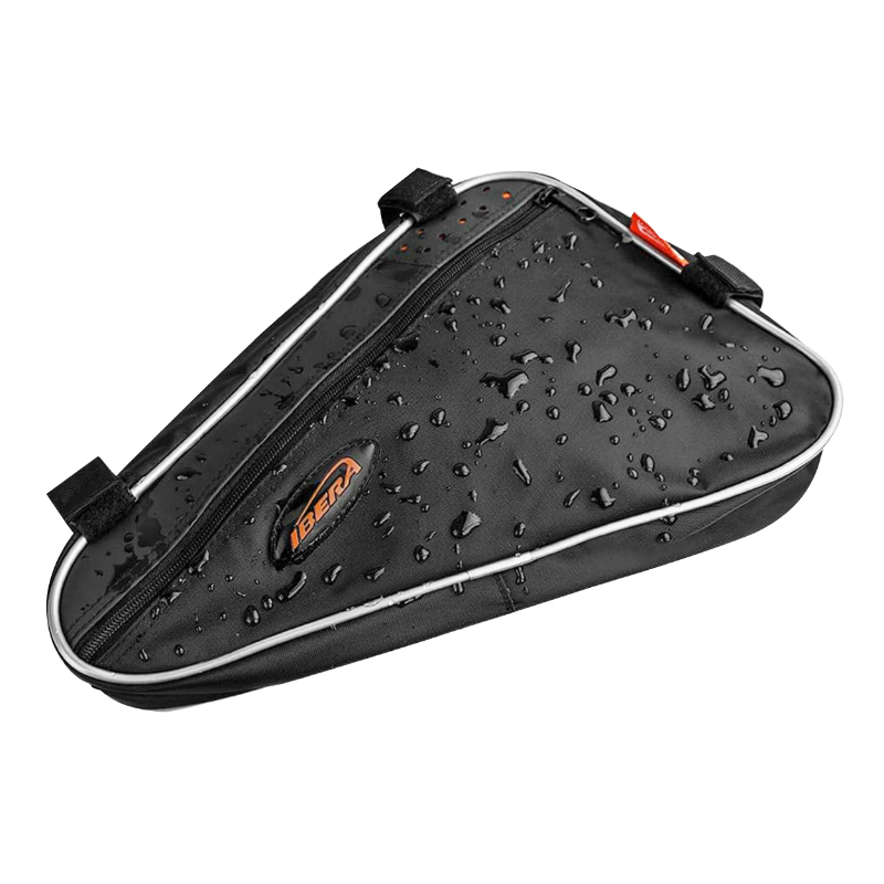 Sacoche de cadre vélo triangle Ibera résistant à l'eau noir (31X21X6CM) - vue 3