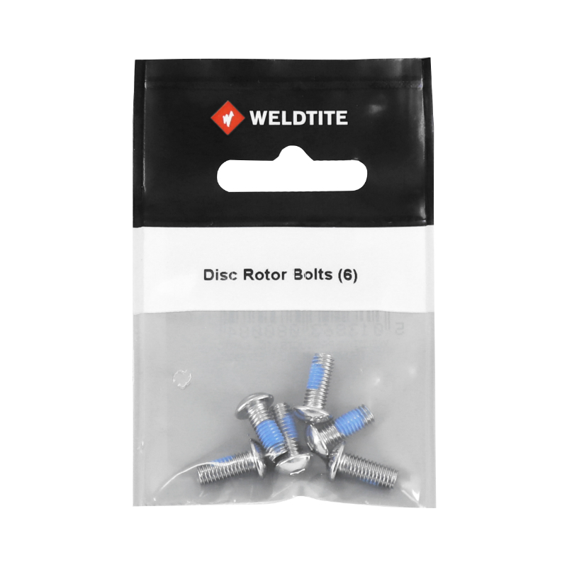 Vis pour disque de frein 6 trous Weldtite (sachet de 6 pièces) - vue 2