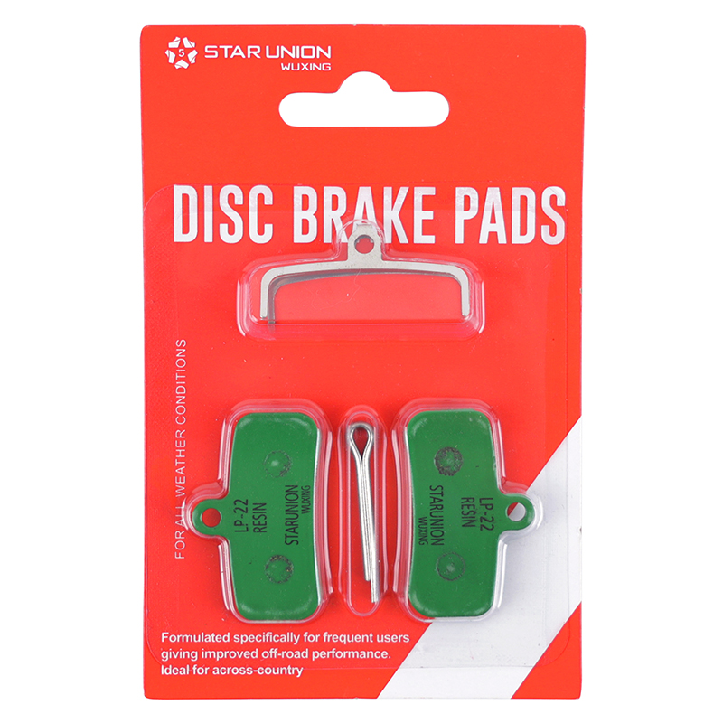Plaquettes de frein VTT Star 4 pistons résine Sélection P2R - vue 2