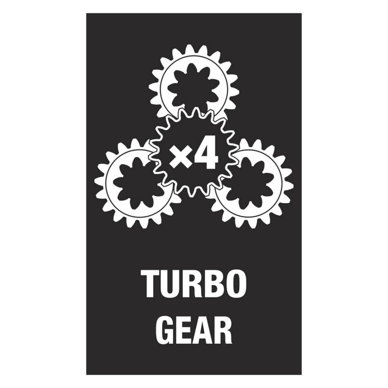 Tournevis porte-embout Wera Kompakt Turbo 1-4 noir-vert - vue 8
