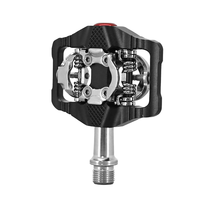 Pédale plate Newton automatique ou standard aluminium CNC noir 102 x 73 mm SWITCH (paire) - vue 3
