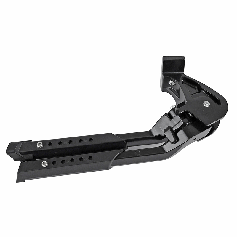 Bequille velo double centrale Newton blees noir avec 2 pieds rabatable du meme cote longueur pour velo de 24" à 29" - supporte max 40KGS - vue 3